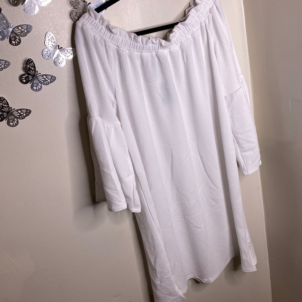 Plus Off the shoulder Dress